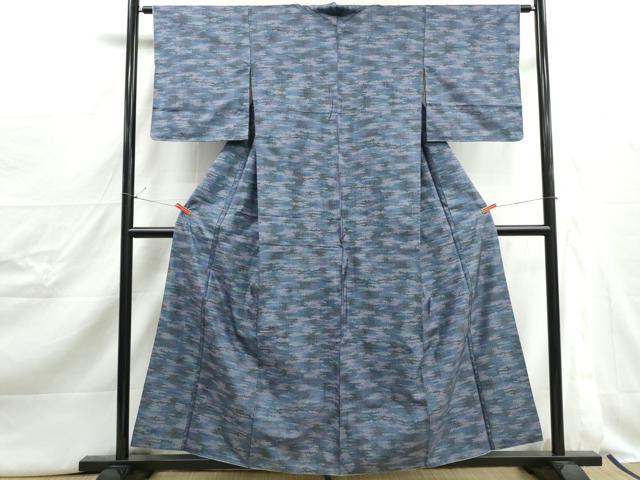 平和屋着物■本場大島紬　7マルキ　霞文　正絹　逸品　DABJ0503qa