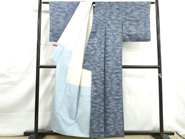 平和屋着物■本場大島紬　7マルキ　霞文　正絹　逸品　DABJ0503qa