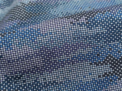平和屋着物■本場大島紬　7マルキ　霞文　正絹　逸品　DABJ0503qa