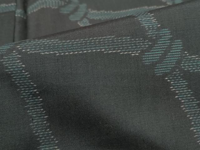 平和屋着物■本場大島紬　網目文　正絹　逸品　DABJ0505qa