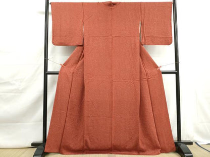 平和屋着物■上質な小紋　霞文　正絹　逸品　DABJ0506qa