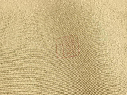 平和屋着物■豪華色留袖　風景花文　左川博　金銀彩　正絹　逸品　DABJ0511qa