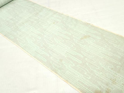 平和屋着物▼結城紬　反物　着尺　抽象文様　証紙付き　逸品　未使用　DABJ0562zy