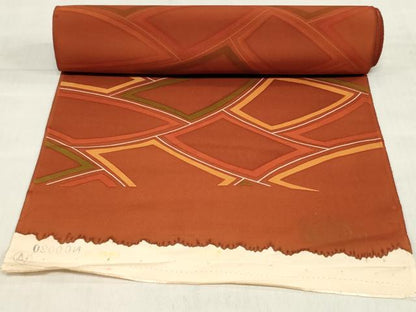 平和屋着物▼羽織・コート　反物　羽尺　幾何学文　逸品　未使用　DABJ0593zy