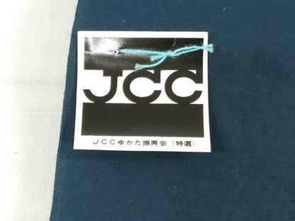 平和屋着物＊夏物　世界的ファッションデザイナー　山本寛斎　kansaiブランド　浴衣　反物　着尺　注染　草花文 綿 逸品 未使用 DABJ0621zy