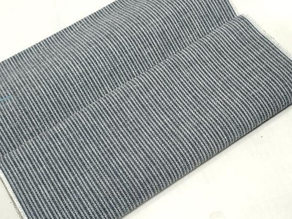 平和屋着物＊夏物　阿波しじら織　浴衣　反物　着尺　正藍染　霞文　証紙付き　綿　逸品　未使用　DABJ0625zy