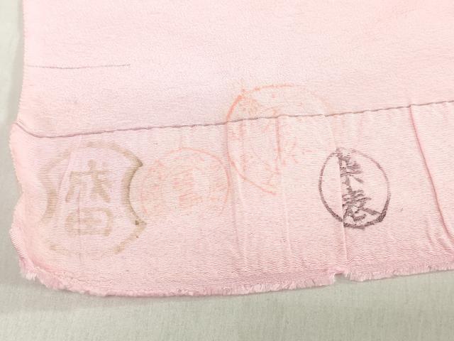 平和屋着物▼色無地　反物　着尺　虹色　八掛付き　逸品　未使用　DABJ0719zy