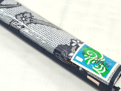 平和屋着物＊夏物　浴衣　反物　着尺　花菱文　綿　 逸品　未使用　DABJ0792zy