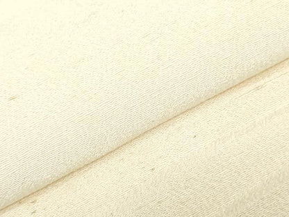 平和屋着物▼白生地　反物　着尺　浜紬　生成り色　逸品　未使用　DABJ0811zy