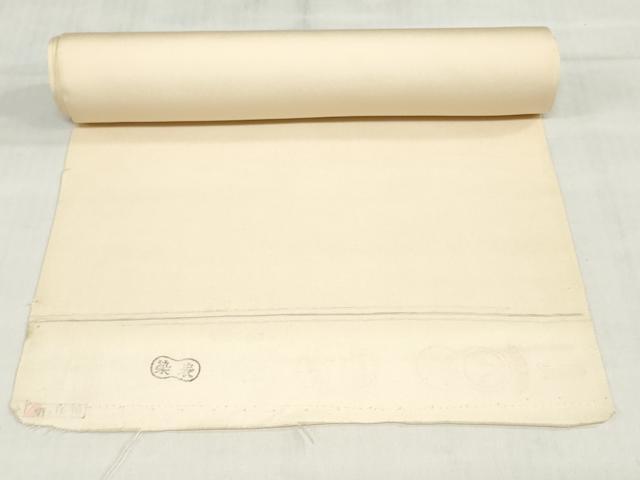 平和屋着物●塩瀬　名古屋帯　帯反物　辻が花　銀彩　五泉　逸品　未使用　DABJ0835zy