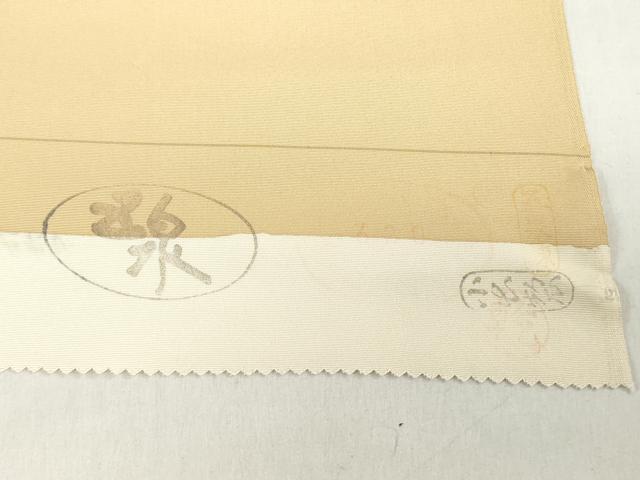平和屋着物●塩瀬　名古屋帯　帯反物　カトレア　五泉　金銀彩　逸品　未使用　DABJ0838zy