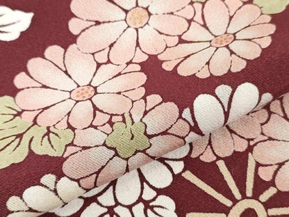 平和屋着物▼名古屋帯　帯反物　舞花文　金彩　逸品　未使用　DABJ0854zy