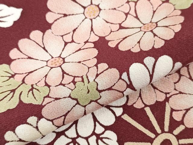平和屋着物▼名古屋帯　帯反物　舞花文　金彩　逸品　未使用　DABJ0854zy