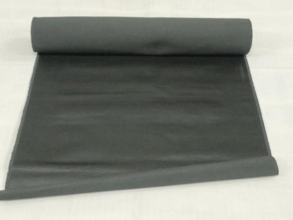 平和屋着物▼名古屋帯　帯反物　黒生地　立波舞花地紋　逸品　未使用　DABJ0860zy
