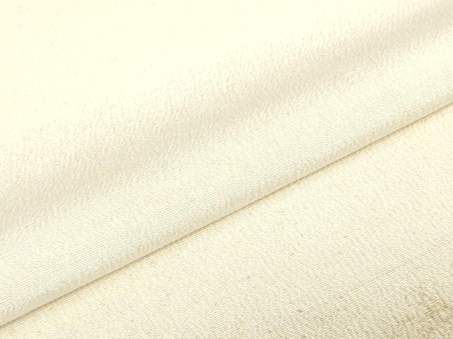 平和屋着物▼白生地　反物　着尺　上代美ずほ紬　生成り色　逸品　未使用　DABJ0870zy