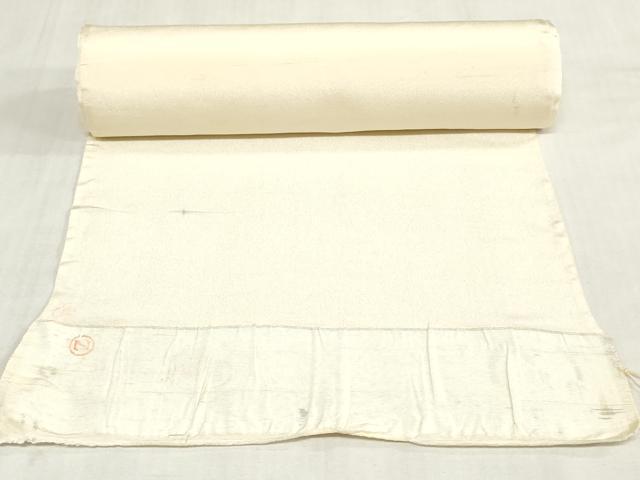 平和屋着物▼白生地　反物　着尺　生成り色　逸品　未使用　DABJ0874zy