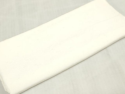 平和屋着物▼羽織・コート　白生地　反物　羽尺　霞地紋　生成り色　逸品　未使用　DABJ0901zy