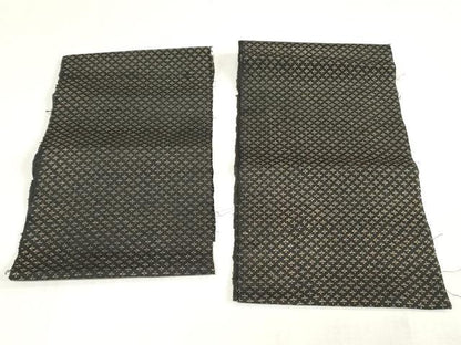 平和屋着物▼小紋　解き反物　着尺　裁断済み　菱文　逸品　DABJ0905zy