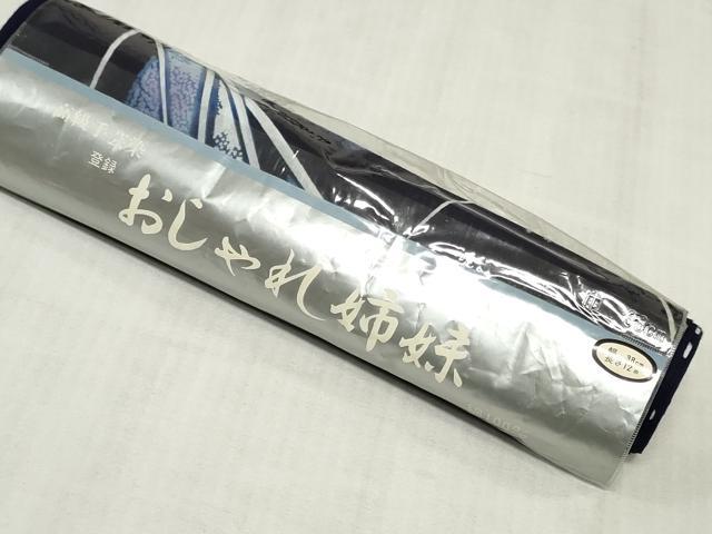 平和屋着物＊夏物　浴衣　反物　着尺　注染　幾何学文　綿　逸品　未使用　DABJ0928zy