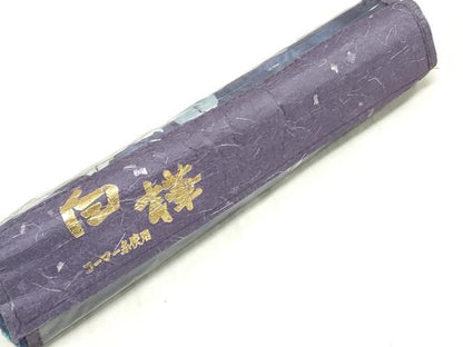 平和屋着物＊夏物　浴衣　反物　着尺　注染　白樺物語　草花文　綿　逸品　未使用　DABJ0976zy