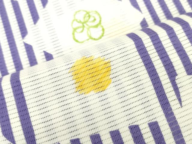 平和屋着物＊夏物　浴衣　反物　着尺　綿絽　冷奴　綿　逸品　未使用　DABJ0994zy