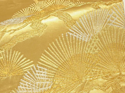 平和屋着物▼六通柄袋帯　老松文　金銀糸　鈴乃屋扱い　正絹　逸品　DABJ1009az