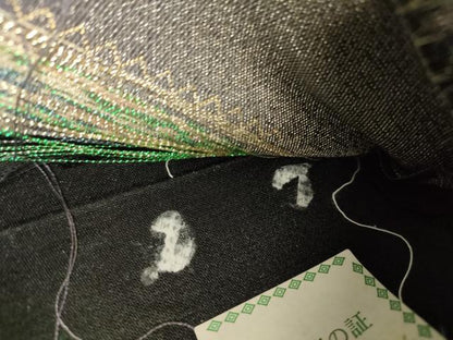 平和屋着物▼西陣　六通柄袋帯　繧錦　霞横段文　金糸　正絹　逸品　DABJ1053az