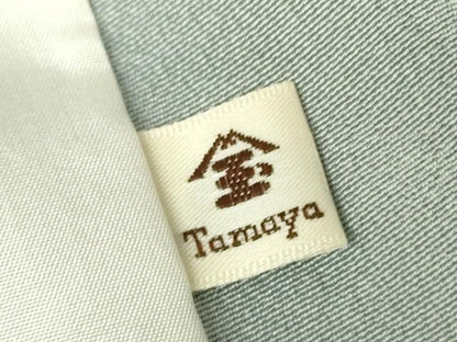 平和屋着物▽京加賀友禅　松本健一　訪問着　単衣　シルクロード　市松花文　暈し染め　正絹　逸品　DABJ1074az
