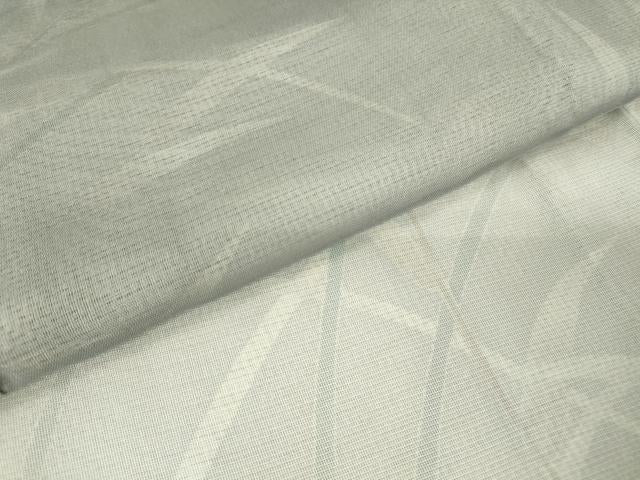 平和屋着物▽訪問着　友禅　無双　紗袷　紗×絽　草葉文　暈し染め　正絹　逸品　DABJ1080az