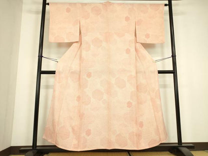 平和屋着物▽内田秀一　江戸小紋　単衣　寄せ小紋柄　正絹　逸品　DABJ1088az