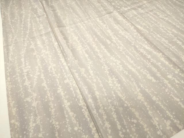 平和屋着物▽上質な小紋　単衣　霞間道　正絹　逸品　DABJ1089az