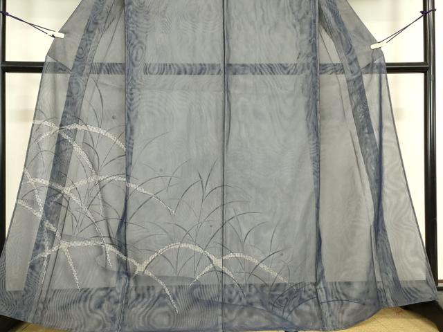 平和屋着物▽訪問着　無双　紗袷　紗×紗　露芝文　正絹　逸品　DABJ1115az