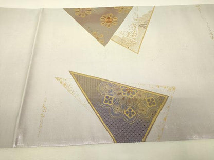 平和屋着物▼中国三大刺繍 スワトウ刺繍 汕頭刺繍 相良刺繍 総刺繍 太鼓柄袋帯 正倉院鳳凰花文 金糸 引箔 さが美扱い 正絹 逸品 DABJ1149az