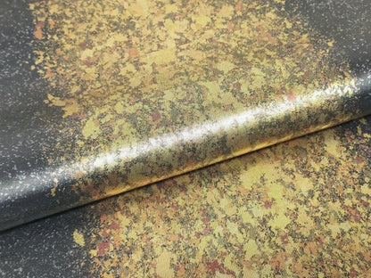 平和屋着物▼六通柄袋帯　霞文　金彩　引箔　正絹　逸品　DABJ1184az