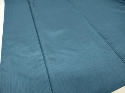 平和屋着物▽上質な紬　単衣　杜若色　正絹　逸品　DABJ1359az