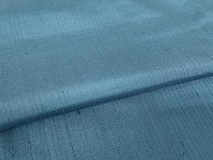 平和屋着物▽上質な紬　単衣　杜若色　正絹　逸品　DABJ1359az