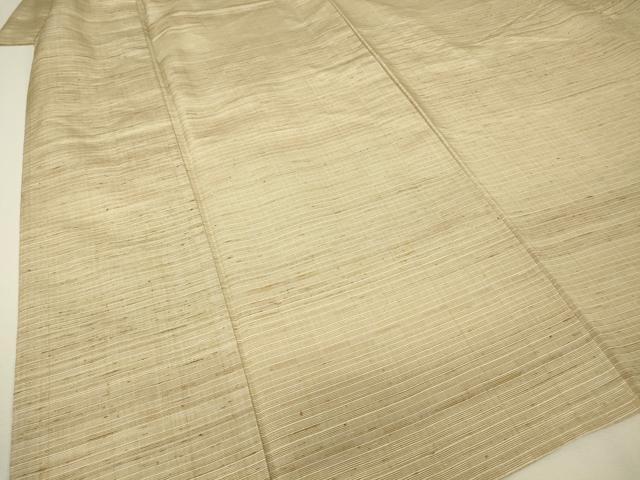 平和屋着物▽男性　単衣　縞　正絹　逸品　DABJ1373