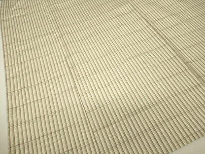 平和屋着物▽男性　単衣　縞　松坂屋扱い　正絹　逸品　DABJ1374az