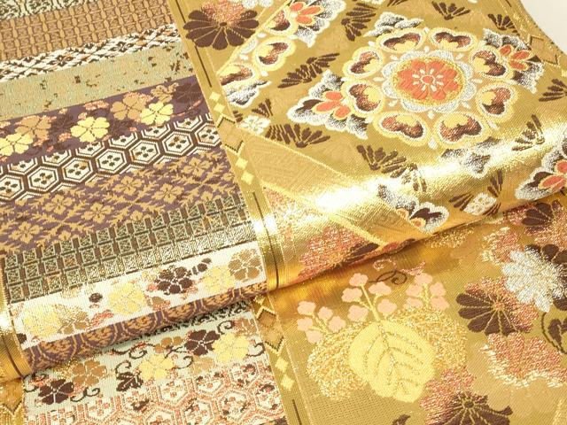 平和屋着物▼六通柄袋帯　姫物語　金銀糸　正絹　逸品　DABJ1402az