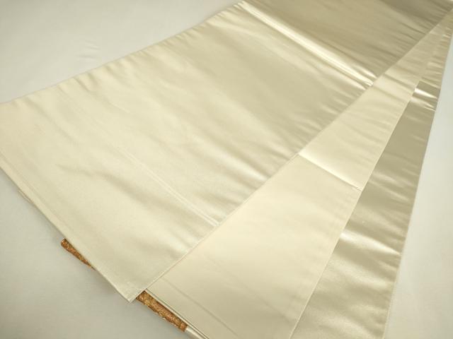 平和屋着物▼総刺繍　太鼓柄袋帯　格天井花文　金糸　正絹　逸品　DABJ1695az