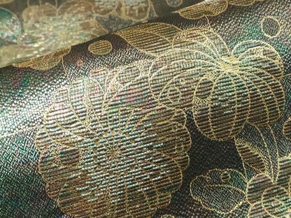 平和屋着物▼六通柄袋帯　辻が花　金糸　さが美扱い　正絹　逸品　DABJ1773az