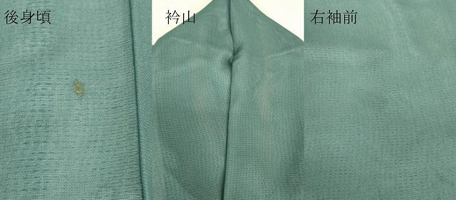 平和屋着物▽訪問着　無双　紗袷　紗×絽　草花文　銀彩　正絹　逸品　DABJ1831az