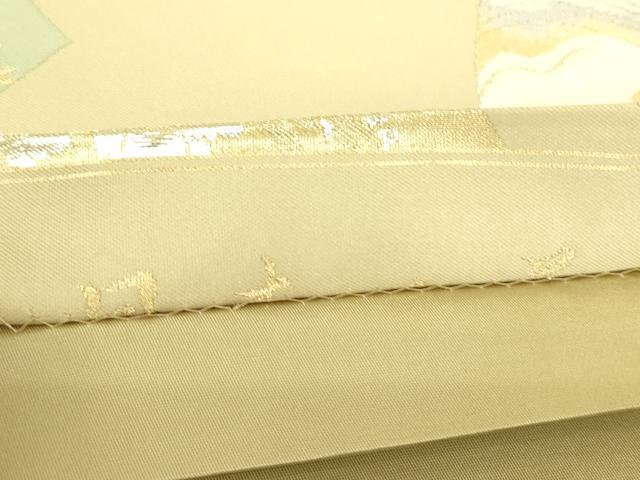 平和屋着物▼六通柄袋帯　琳派日本の美　紹巴織　金銀糸　正絹　逸品　DABJ1991az