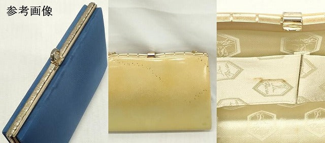 平和屋着物▼和装小物 和装バッグまとめて3点 ハンドバッグ クラッチ 檜垣花蝶文 雲取り御所車花文 金糸 逸品 DABJ2005xg