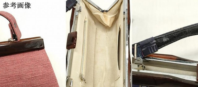 平和屋着物▼和装小物　和装バッグまとめて3点　ハンドバッグ　クラッチ　ペイズリー柄　更紗花唐草文　花間道　逸品　DABJ2010xg