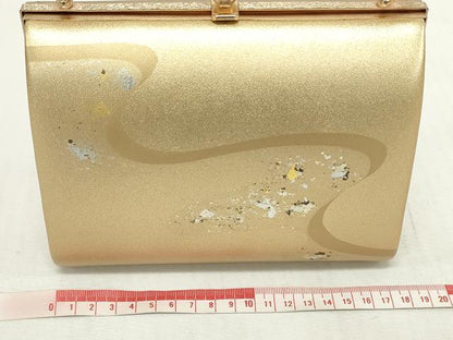 平和屋着物▼和装小物 和装バッグまとめて3点 ハンドバッグ クラッチ 佐賀錦 舞扇花文 流水箔散らし 地紙重草葉文 金銀糸 逸品 DABJ2016xg