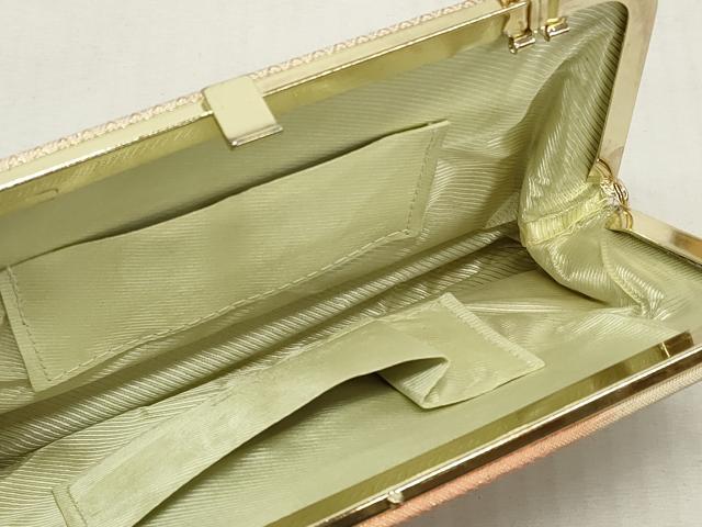 平和屋着物▼和装小物　和装バッグまとめて3点　ハンドバッグ　クラッチ　佐賀錦　吉祥孔雀草花文　金糸　逸品　DABJ2018xg