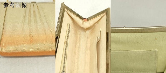 平和屋着物▼和装小物　和装バッグまとめて3点　ハンドバッグ　クラッチ　佐賀錦　流水花丸文　金糸　逸品　DABJ2020xg