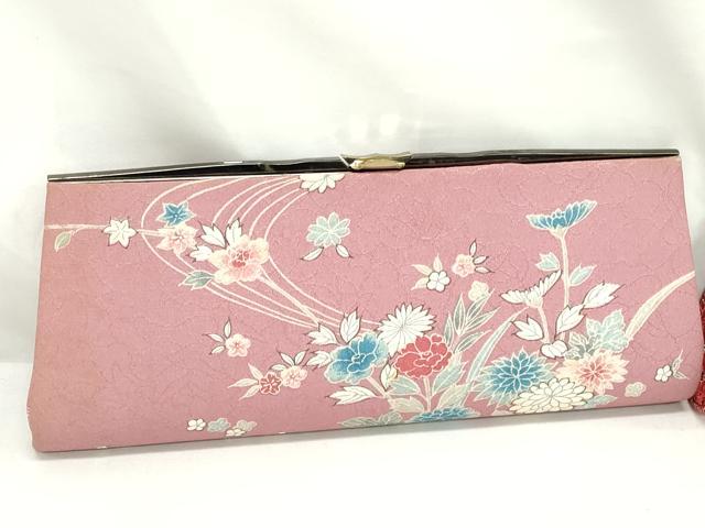 平和屋着物▼和装小物　和装バッグまとめて4点　ハンドバッグ　クラッチ　佐賀錦　流水草花文　蜀江花文　逸品　DABJ2024xg