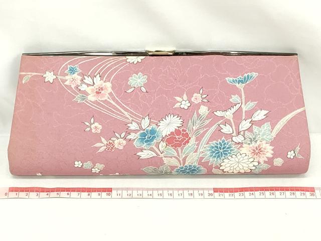 平和屋着物▼和装小物　和装バッグまとめて4点　ハンドバッグ　クラッチ　佐賀錦　流水草花文　蜀江花文　逸品　DABJ2024xg